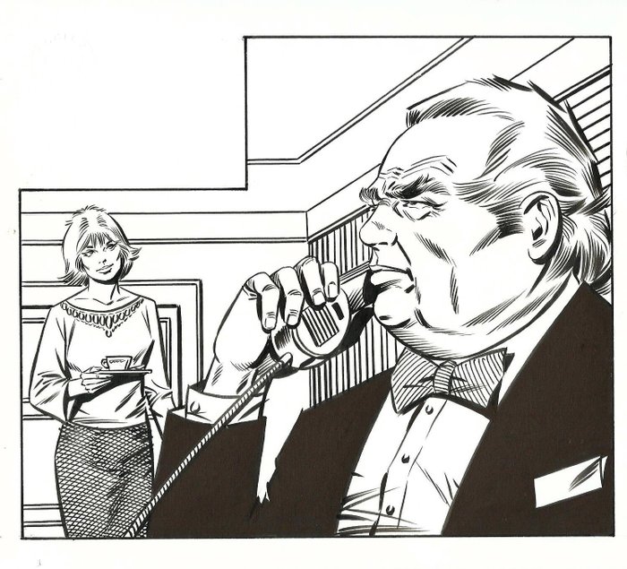 Romero, Enric Badia - 1 Original strimmel - Modesty Blaise - Strip #10144 - Last adventure ! - 2001