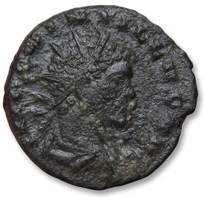 Romarriket. Quintillus (AD 270). Antoninianus Mediolanum (Milan) mint 270 A.D. - MARTI PACI -