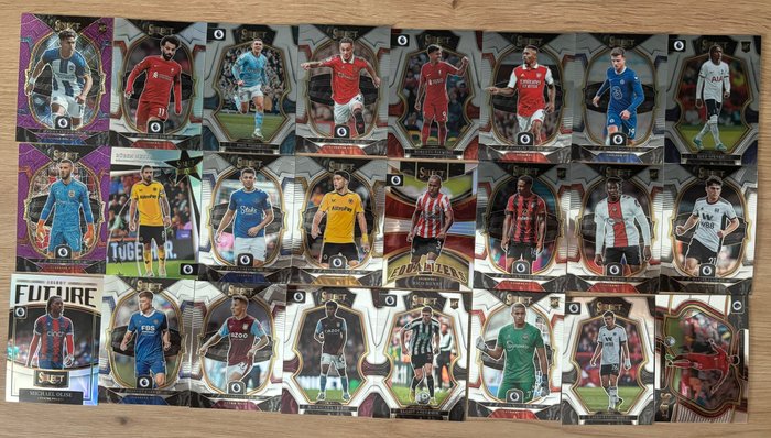 2022/23  23/24 Topps, Panini, Leaf Chrome, Finest, Impact, Select, Museum - 90 Card - Næsten så god som ny (NM)