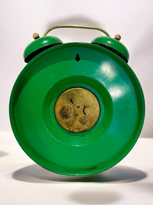 Vækkeur - Blessing - XL Classic Apple green clock (H27cm) -  Moderne fra midten af århundredet Stål - 1950-1960