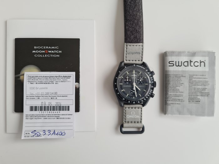 Omega x Swatch - MoonSwatch - Mission to Mercury - Ingen mindstepris - SO33A100 - Mænd - 2020+