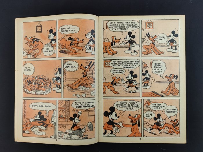 Nel Regno di Topolino n. 35 - Topolino Ventriloquo - 1 Comic - 1937