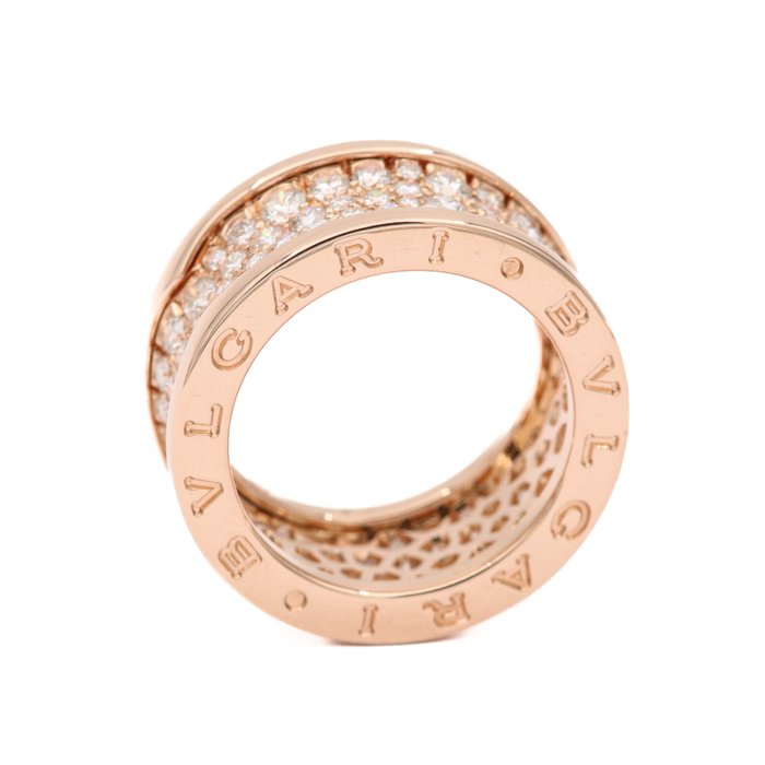 Bvlgari - Ring - Bzero 1 - 18 kraat Rosaguld Diamant (Natur)