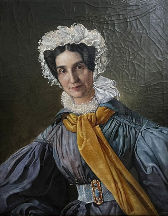 Giuseppe Molteni (1800-1867) - Ritratto di donna