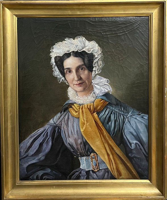 Giuseppe Molteni (1800-1867) - Ritratto di donna