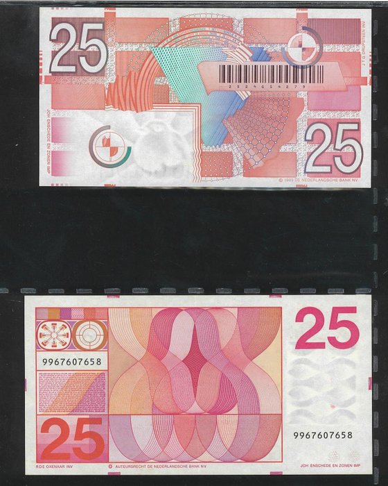 Holland. - 8 banknotes - various dates  (Ingen mindstepris)