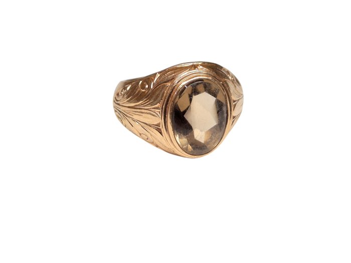 Ring - 14 karat Gulguld - Lavet år 1958