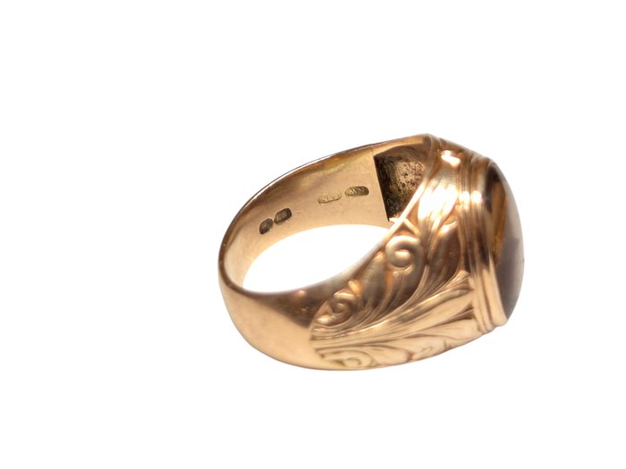 Ring - 14 karat Gulguld - Lavet år 1958