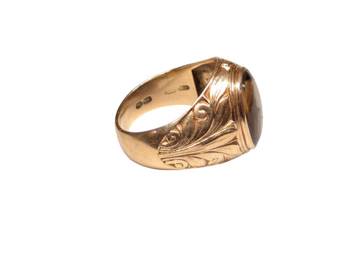 Ring - 14 karat Gulguld - Lavet år 1958