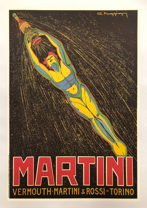 Giorgio Muggiani - VERMOUTH MARTINI  ROSSI - TORINO - 1970‹erne