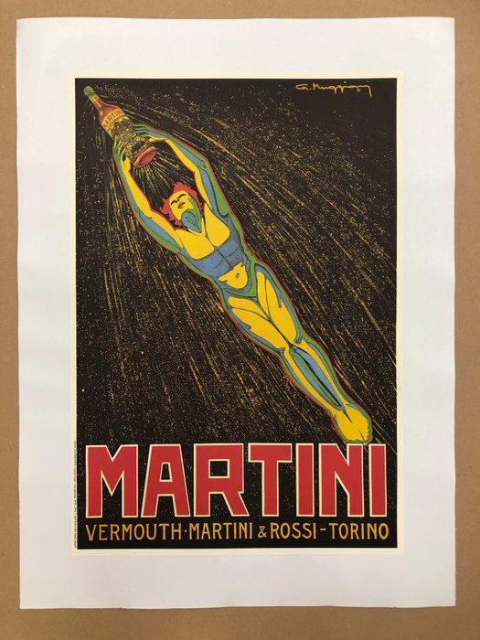 Giorgio Muggiani - VERMOUTH MARTINI  ROSSI - TORINO - 1970‹erne