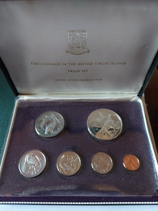 Britiske Jomfruøer. Proof Set 1973  (Ingen mindstepris)