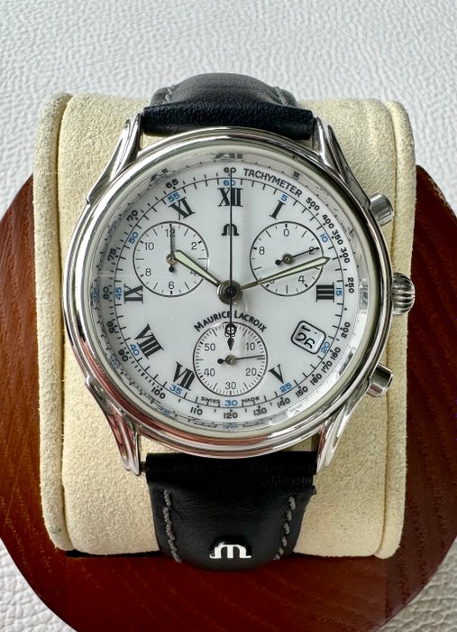 Maurice Lacroix - Les Classiques Chronograph G10 Goldplated - Ingen mindstepris - 04663 - Mænd - 2010-2020