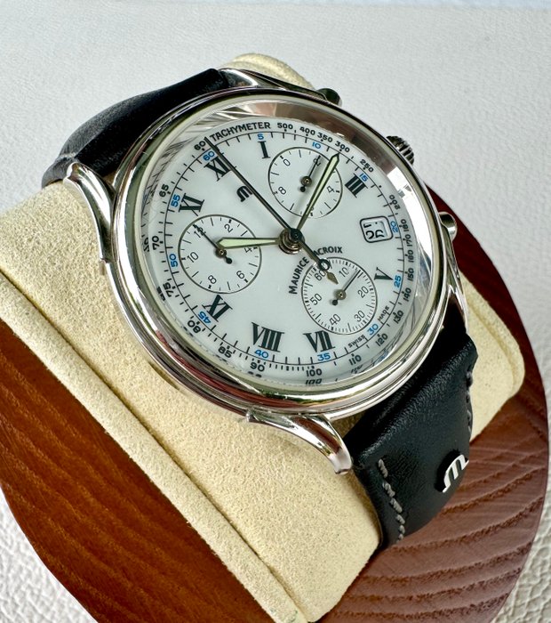 Maurice Lacroix - Les Classiques Chronograph G10 Goldplated - Ingen mindstepris - 04663 - Mænd - 2010-2020