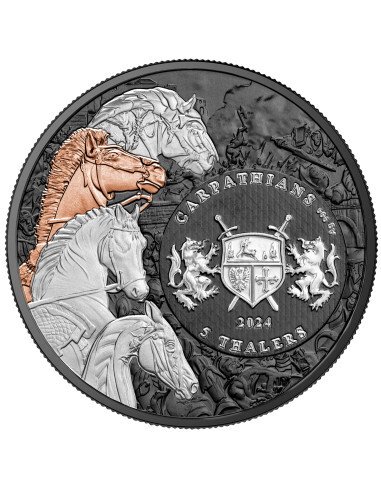 Verden. 5 Thalers 2024 Red Horse - Four Horsemen of the Apocalypse, 1 Oz (.999)