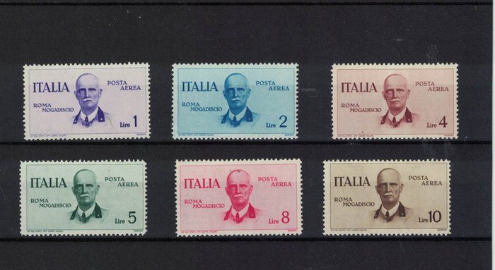 Italien Kongerige  - 1934 airmail 2 komplet serie mnh** - sassone S1511-1515