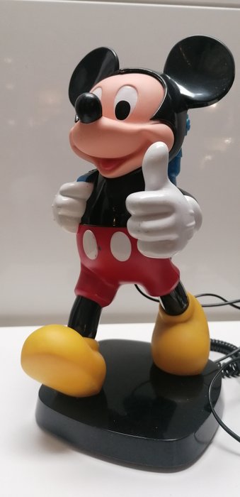 Tyco - Walt Disney - Statuette - Mickey Mouse Telephone - Plast