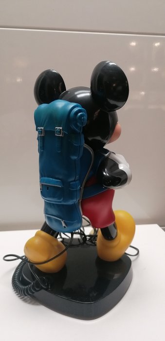 Tyco - Walt Disney - Statuette - Mickey Mouse Telephone - Plast