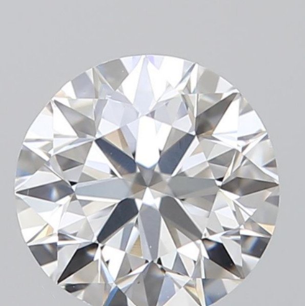 1 pcs Diamant  (Natur)  - 0.40 ct - Rund - D (farveløs) - VS1 - Gemological Institute of America (GIA) - *3EX*