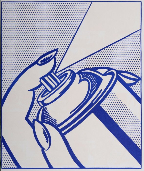 Roy Lichtenstein (1923-1997) - American : Spray Can