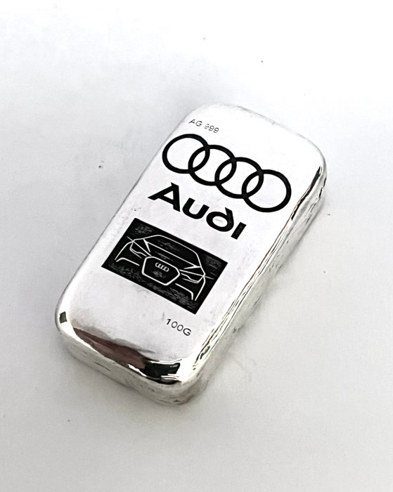 100 gram - Sølv 999 - -No Reserve- Audi  (Ingen mindstepris)