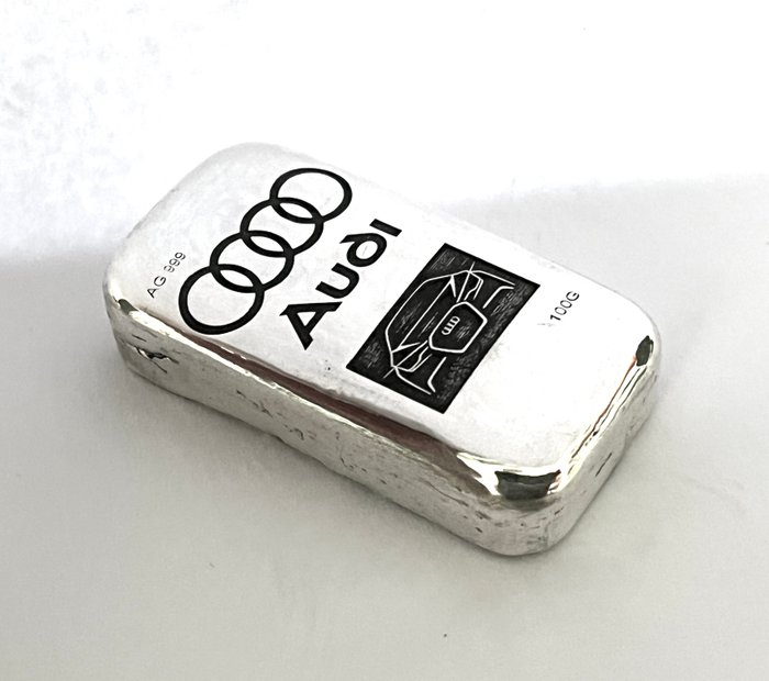 100 gram - Sølv 999 - -No Reserve- Audi  (Ingen mindstepris)