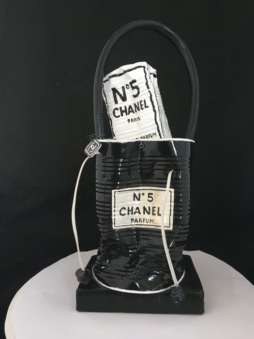 Norman Gekko (XX-XXI) - Crushed Chanel Bag with N.5 perfume