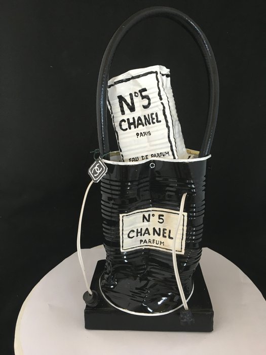 Norman Gekko (XX-XXI) - Crushed Chanel Bag with N.5 perfume