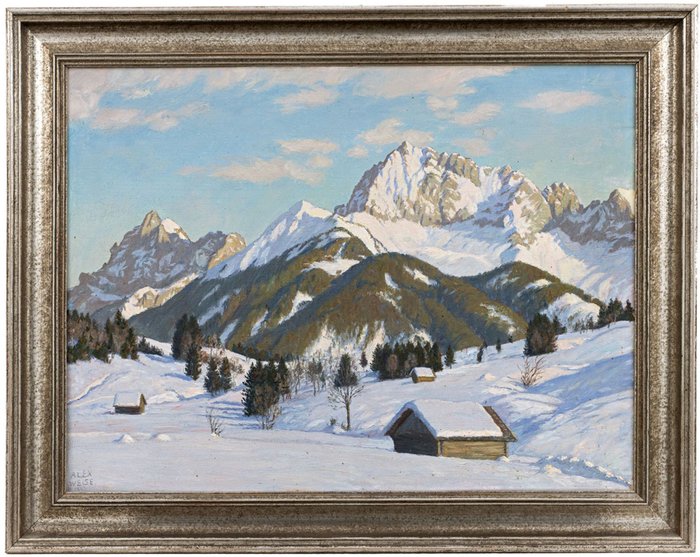 Alexander Weise (1883-1960) - Karwendel mountains in winter