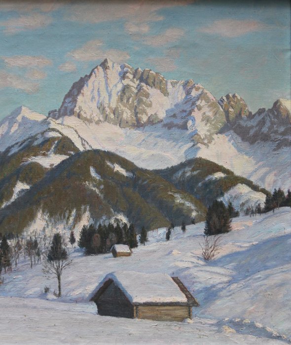 Alexander Weise (1883-1960) - Karwendel mountains in winter