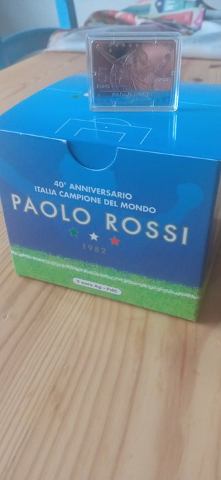 Italien. 5 Euro 2022 "Paolo Rossi"  (Ingen mindstepris)