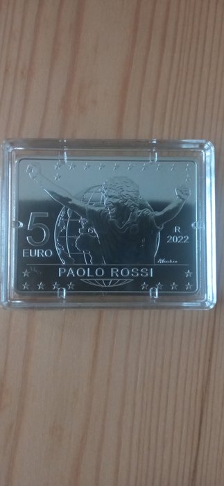 Italien. 5 Euro 2022 "Paolo Rossi"  (Ingen mindstepris)