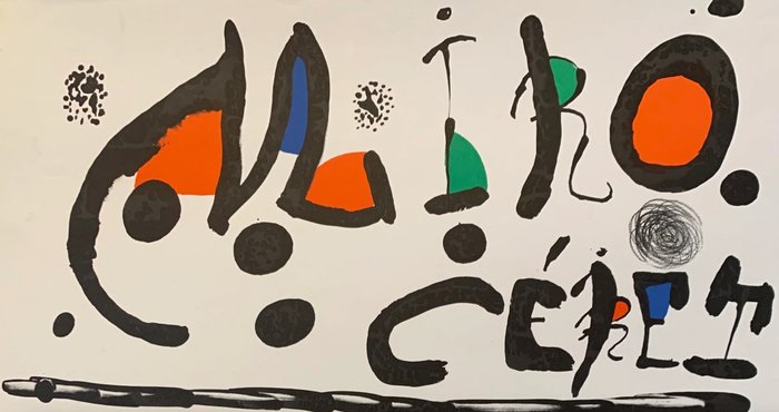 Joan Miró (after) - Musee d'Art Moderne Ceret - 1970‹erne