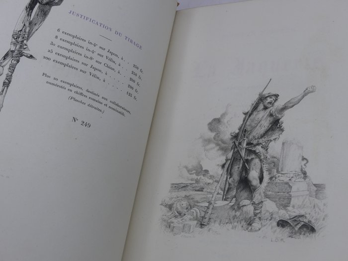 Prosper Mérimée/Luc-Olivier Merson - La Jaquerie scènes féodales - 1909