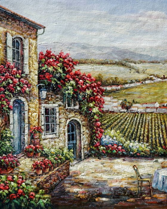 CleliaArt - Vineyard Serenity