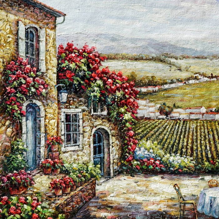 CleliaArt - Vineyard Serenity