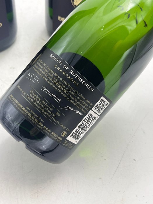 Barons de Rothschild, Concordia - Champagne Brut - 3 Flasker (0,75 L)