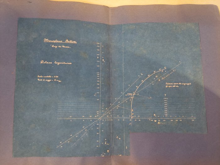 Arch. Luigi Bellotti - Brevetto Industriale e Progetto Tecnico dell'Aeroplano Stratosferico "Leonardo" – Fascicolo Completo - 1932