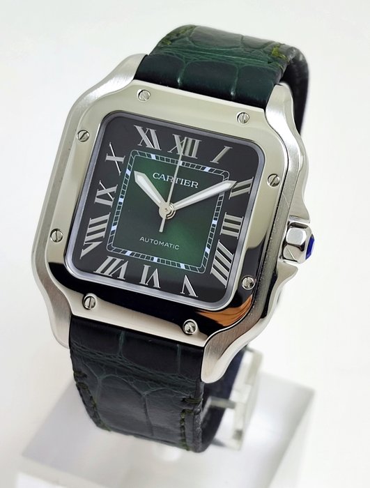 Cartier - Santos Dumont Green Automatic - WSSA0061 - Mænd - 2011-nu