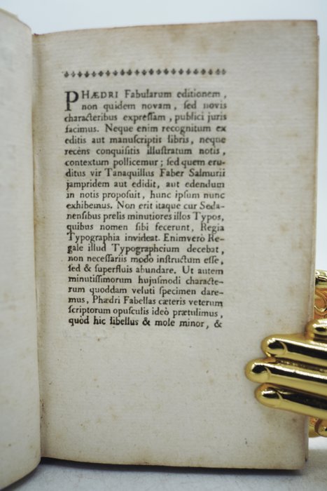 Phèdre  Publius Syrus - Phaedri Fabulae, et Publii Syri Sententiae - 1729