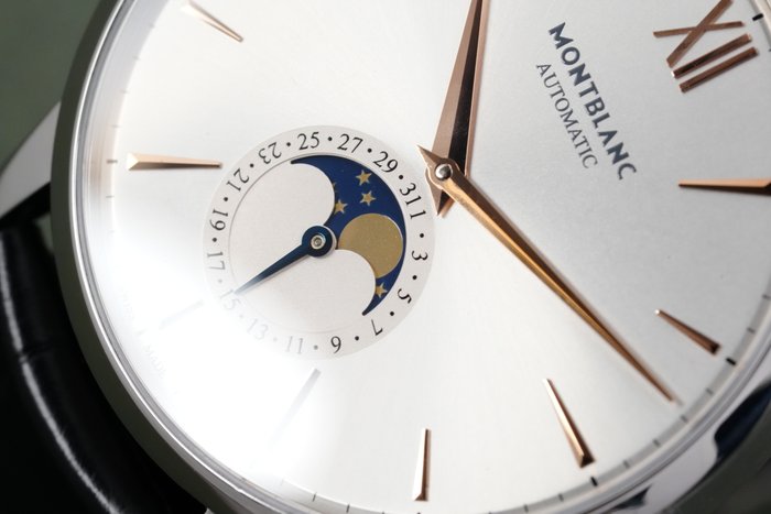 Montblanc - Meisterstück Heritage Moonphase Silver Dial - 7321 - Mænd - 2000-2010