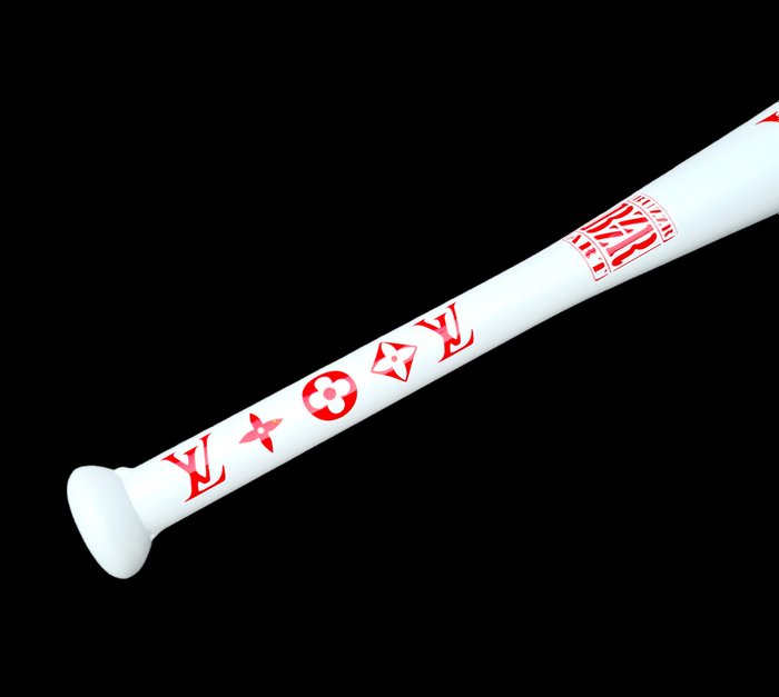 Moontje - Supreme Baseball Bat White/Red edition.