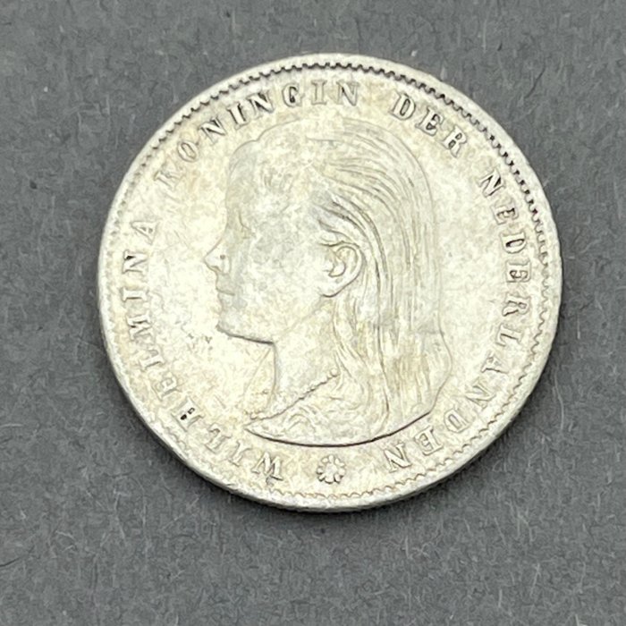 Holland. Wilhelmina (1890-1948). 25 Cents 1897  (Ingen mindstepris)