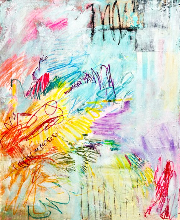 Cristine Balarine - Uprising _ XXL original extra large abstract painting