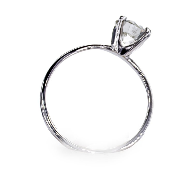 Ingen mindstepris - Forlovelsesring - 14 karat Hvidguld -  1.01ct. tw. Diamant (Natur)