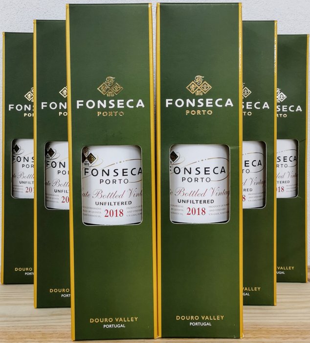 2018 Fonseca Unfiltered - Douro Late Bottled Vintage Port - 6 Flasker (075 L)