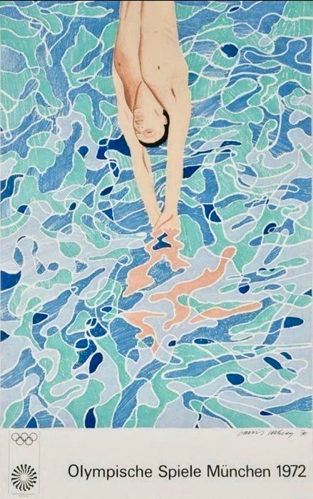 David Hockney (1937) - Olympische Spiele 1972 - Diver