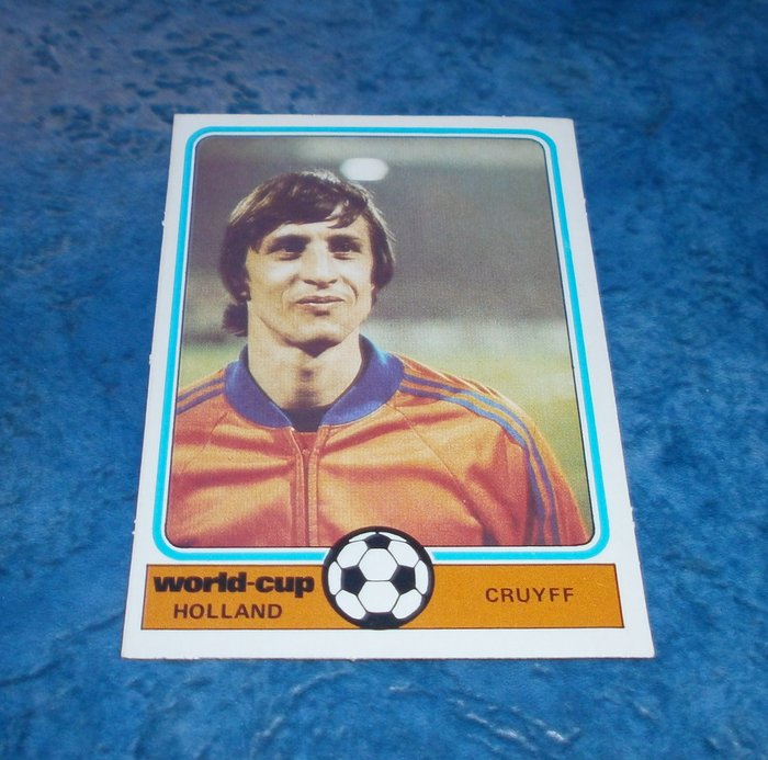 Monty Gum World Cup 78 - 2x Johan Cruijff unglued - 2 Card - Glimrende (EX)