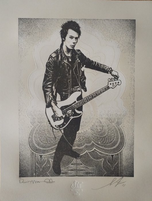 Shepard Fairey (OBEY) (1970) - Sid - In Tune With Discord No Reserve version AP