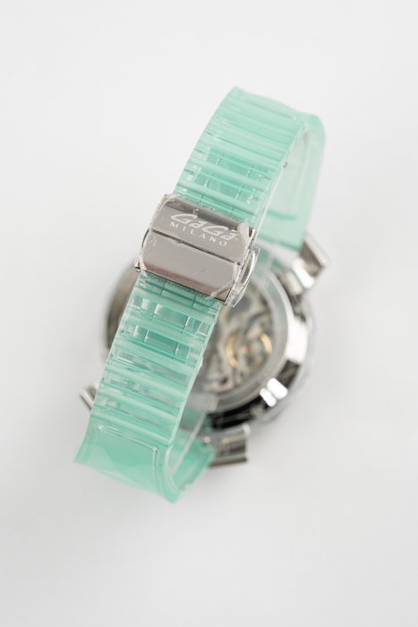 GaGà Milano - Crystal Skeleton Collection - Aquamarine - Brand New - 8060CY02SGSRTF0 - Unisex - 2011-nu